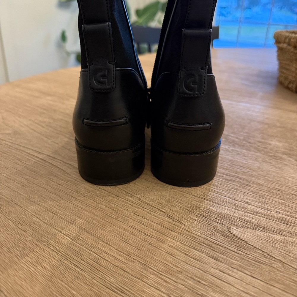 Cole Haan Narina Tall Black Boots - Picture 3 of 9